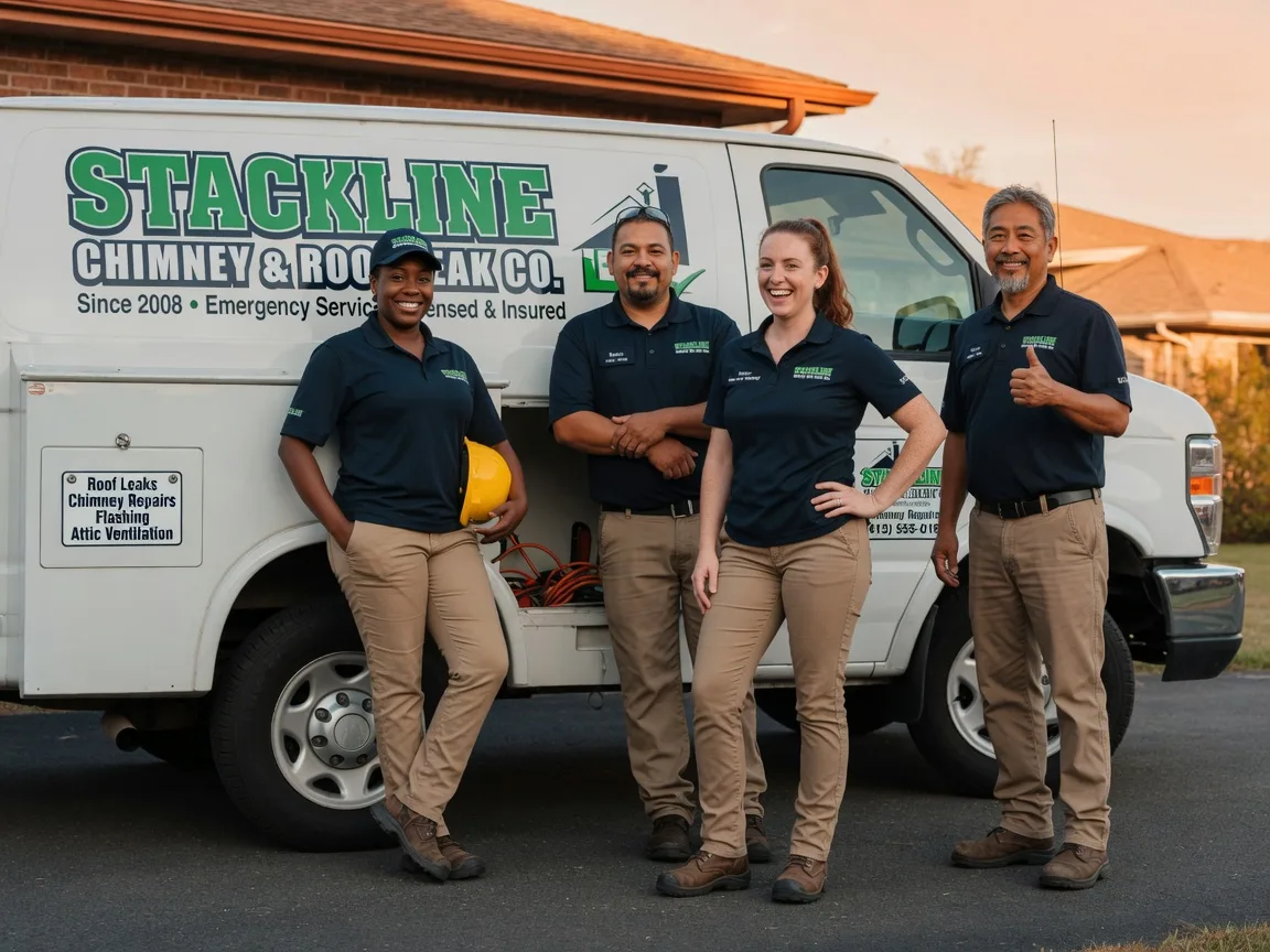 Chimney flashing repair company in Brookfield, OH